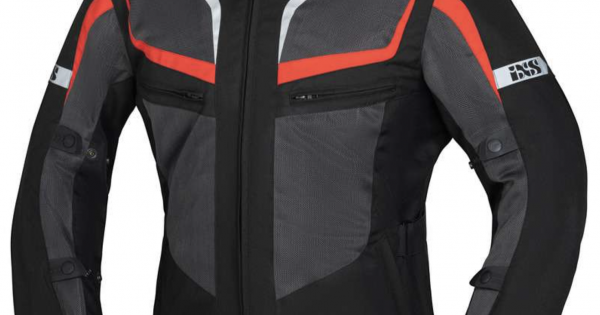 Мотокуртка IXS Gerona Air 1.0 Black/Grey/Red купить от 9 240 грн